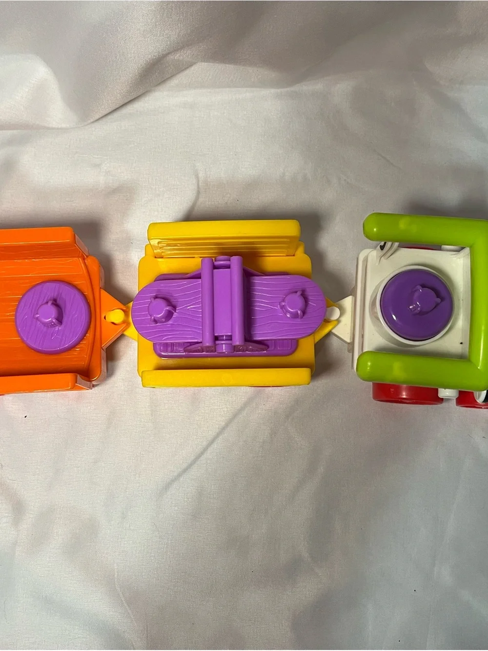 Vintage Fisher-Price Little People Musical Animal Safari Zoo Train Works